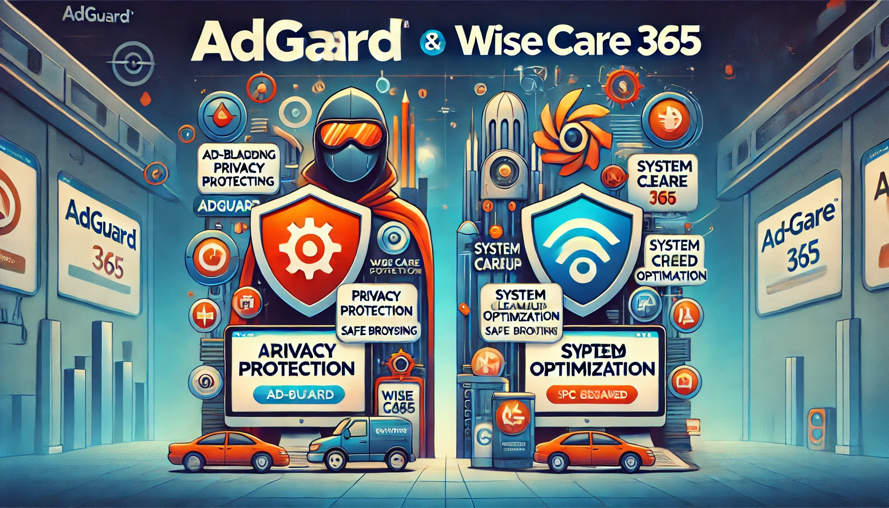 AdGuard ve Wise Care 365 Karşılaştırması
